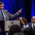 Democrats disagree over abolishing or reforming ICE at DNC meeting