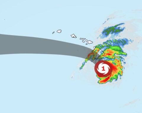 Hurricane Lala lashes Hawaii’s Big Island with strong winds and heavy rain