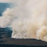 Firefighters battle a massive Belgian wildfire, forcing hundreds to evacuate