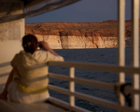 Lake Powell hits record low, threatening key water and electricity supply for millions
