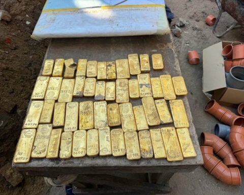 Construction workers strike gold at work – literally
