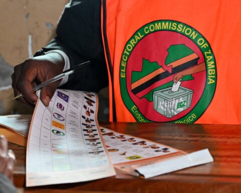 Zambia says it arrested opposition figures on night of elections