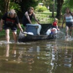 Flooding risk remains as storms move from the Midwest to the mid-Atlantic