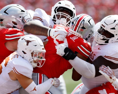 The Latest: Ohio State and Oregon are 1-2 in preseason Top 25 college football poll