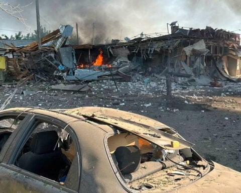 Russian missile attack kills 10 in Ukraine's Kharkiv region, officials say