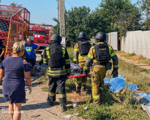 Ukraine aims a drone blitz at Moscow as Russian missiles kill 10 in a Ukrainian village
