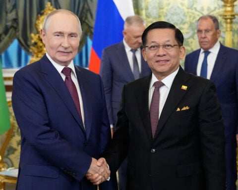 Putin hosts Myanmar's leader for talks on deepening their relationship
