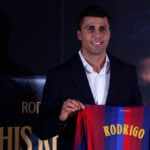 Rodri arrives hailing Barcelona's soccer values after a 'tough decision' to leave Man City