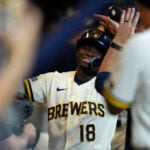 Brewers match baseball's modern-era record for biggest shutout, beating Mariners 22-0