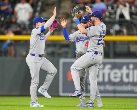 Ohtani reaches 30 HRs for 6th straight season as Dodgers beat Rockies 7-6