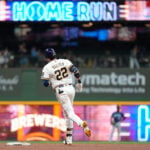 Power surge fuels record-tying night for Brewers in 22-0 rout of Mariners