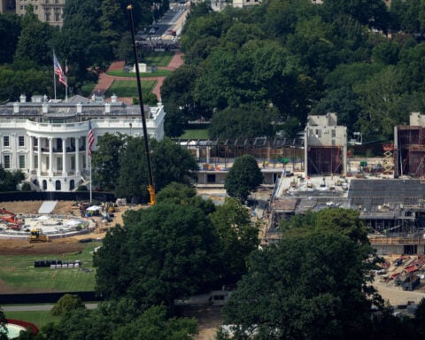 Trump undertakes sweeping makeover of the White House and Washington