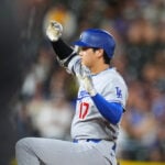 Ohtani says knee felt good after recent bullpen session, powers Dodgers with 2 homers in 11-5 win