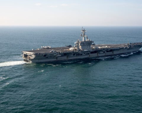 US aircraft carrier arrives in Middle East, relieving long-deployed USS Lincoln