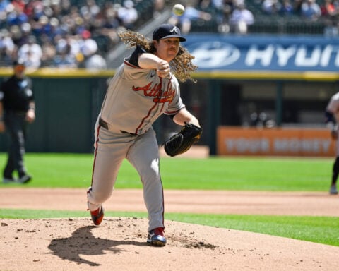 Braves' Grant Holmes loses no-hit bid in seventh against White Sox in Chicago