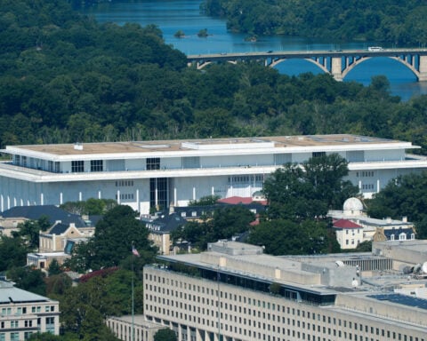 Federal court is asked to block Kennedy Center from returning Trump's name to building