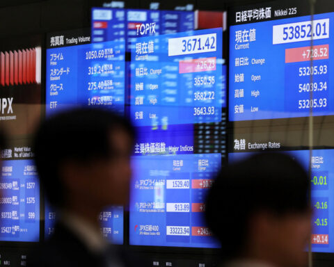 Asia shares downbeat for week as bond yields, oil stay high