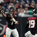 Fernando Mendoza throws a pick-6, struggles in 1st half of Raiders' 22-20 preseason win over Texans
