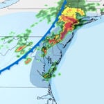 Storms spark tornadoes and flash flooding in Mid-Atlantic