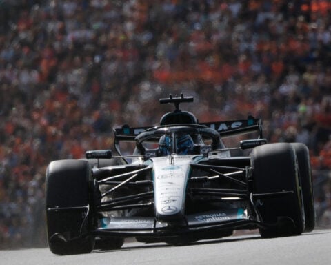 Russell qualifies on pole for sprint race as F1 returns at the Dutch GP