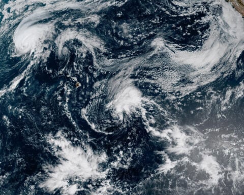 Tropical Storm Moke forms on track to bring heavy rain and winds to Hawaii
