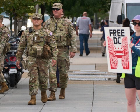 Trump threatens lawsuit against nonprofit that questioned whether National Guard plan lessened crime