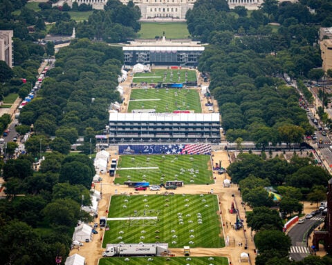 Inside DC’s historic heart, an IndyCar race backed by Trump kicks into gear