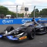 Drivers turn their attention from the buildings to the bumps while testing out DC's IndyCar track