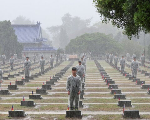Peace through strength, Taiwan president says on China battle anniversary