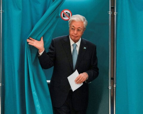 New pro-presidential party wins large majority in Kazakh election, exit polls show