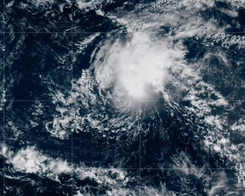 Tropical Storm Moke set to dump more heavy rain on hurricane-stricken Hawaii