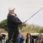 Trump is heading to his golf course in Ireland to watch the Irish Open golf tournament next month