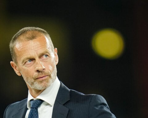 UEFA president Ceferin says he won't run against FIFA president but calls for Infantino to quit