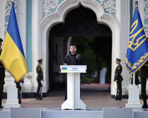 Ukraine wants peace but won't give in, Zelenskiy says on Independence Day