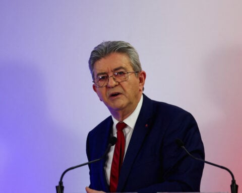 French far-left leader Melenchon seen reaching presidential runoff, poll shows