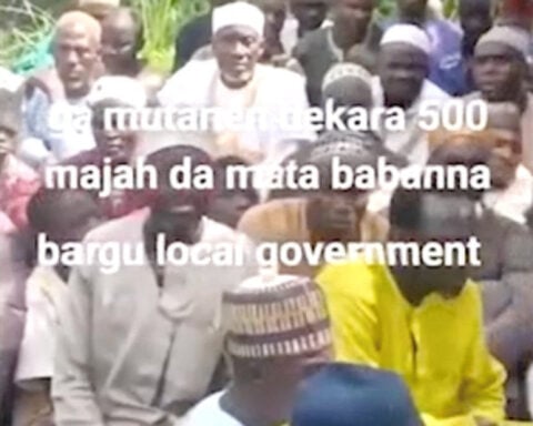 Video appears to show 600 people abducted in Nigeria mosque attack, residents say