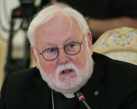 Vatican foreign minister, in Moscow, says Ukraine war must end