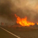 Evacuations ordered in rural Texas as wildfire mushrooms within hours