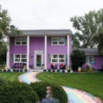 Why be boring? asks Omaha woman with purple house that's even more colorful inside