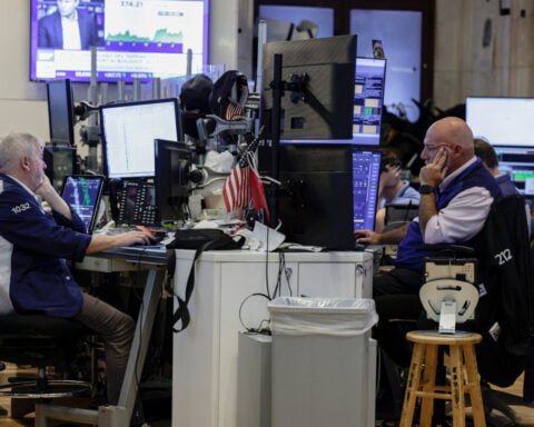 Equities rise with tech boost and yields fall with oil prices