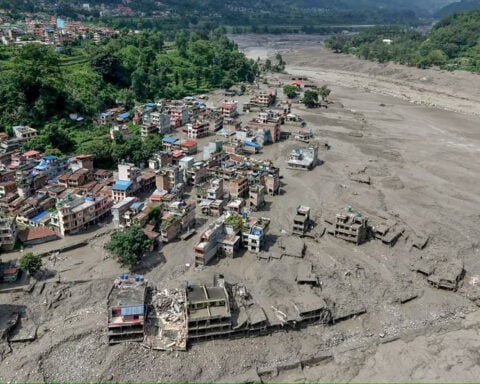 Hundreds missing and many feared dead after massive flash flood hits Nepal-China border