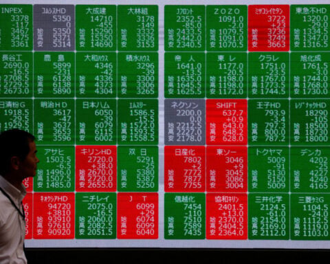 Asian stocks rise for third day as Nvidia beats