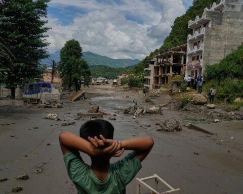 What new satellite images show about the destructive flooding in Nepal