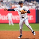 George Lombard Jr. becomes first Yankees shortstop with an error in 6 straight games since 1915
