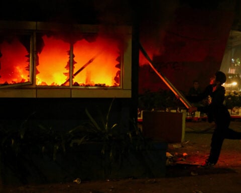 Police detain more than 300 in Indonesia's capital after unrest following protest
