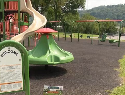 Mom raises questions after young daughters charged with criminal mischief over broken swing