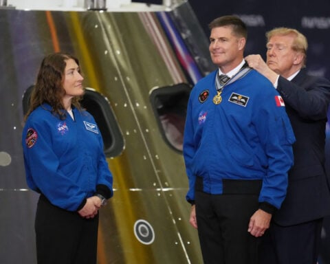 Artemis II astronauts receive nation's highest space honor for their successful moonshot