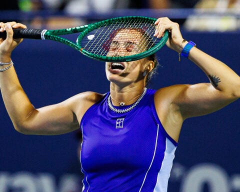 No. 1 Aryna Sabalenka shrugs off her recent struggles as she seeks a third straight US Open title