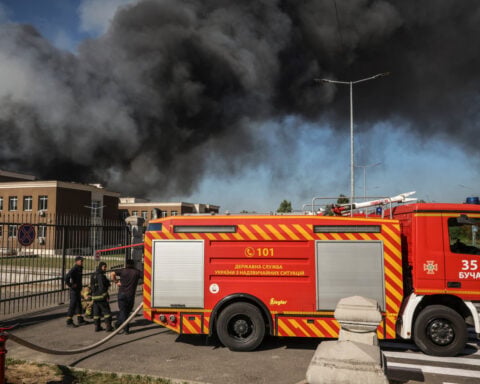 Russian strike on Kyiv-area warehouse causes detonation, killing 27