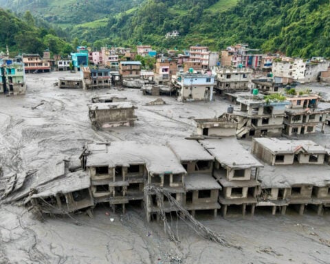 When a mountain falls: How ice and rock triggered Nepal’s catastrophic flood – and why climate change is raising the risks